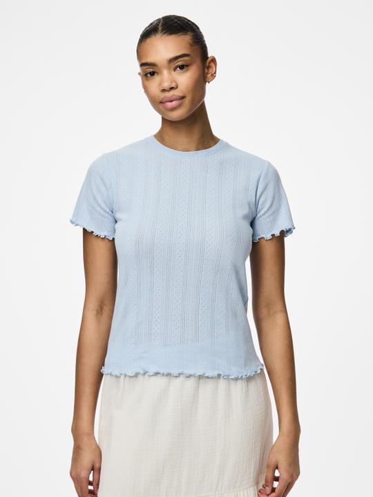 Produktbild Pieces Pcmarie Ss O-Neck Poin Top Jrs Noos Bc (S)