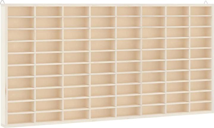 VidaXL Wandvitrine Hängevitrine Sammlervitrine Sammlerkasten mit 80 Fächern