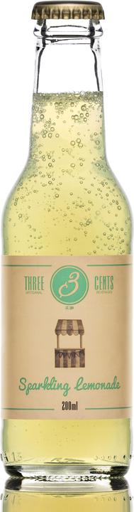 Image du produit Three Cents Sparkling Lemonade (24 x 20 cl)