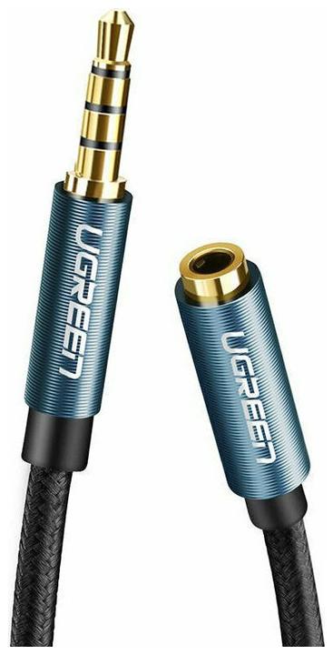 Actual product image Ugreen AUX jack audio extender 3.5 mm AV118, 1.5m (blue) (1.50 m, HDMI)