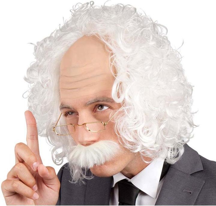 Image du produit Boland Perruque Einstein : avec lunettes et moustache
