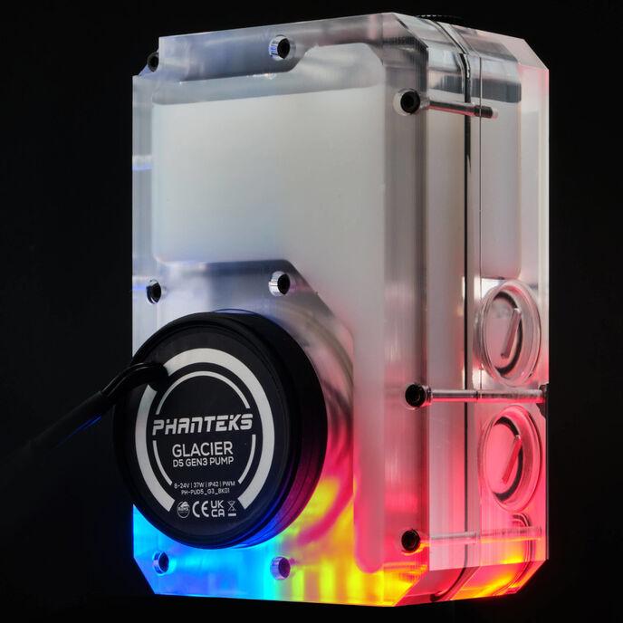 Produktbild Phanteks Glacier EZ-Fit 140RES-D5 Pumpe und Ausgleichsbehälter - schwarz