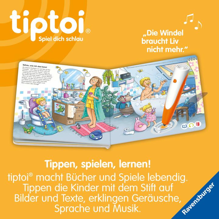 Produktbild tiptoi Abenteuer Grosswerden: Liv geht aufs Töpfchen (Deutsch, Sandra Grimm, 2025)