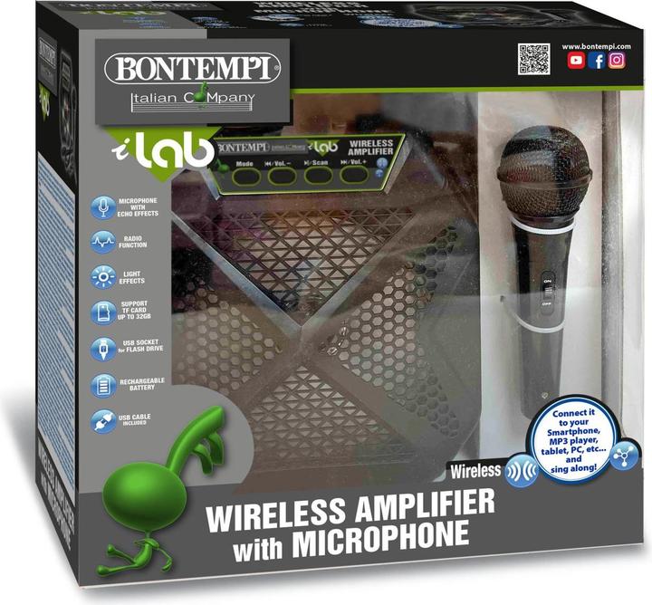 Image du produit Bontempi Verstärker mit Mikrofon, drahtlos
