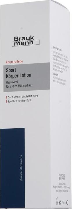 Actual product image Hildegard Braukmann Sport Body Lotion (Body lotion, 250 ml)
