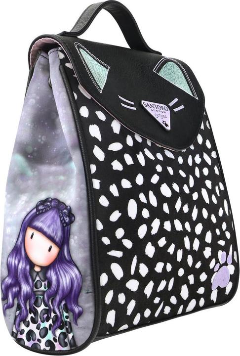 Immagine prodotto Gorjuss Zaino casual Smitten kitten nero bianco (23 x 1x 27 cm)