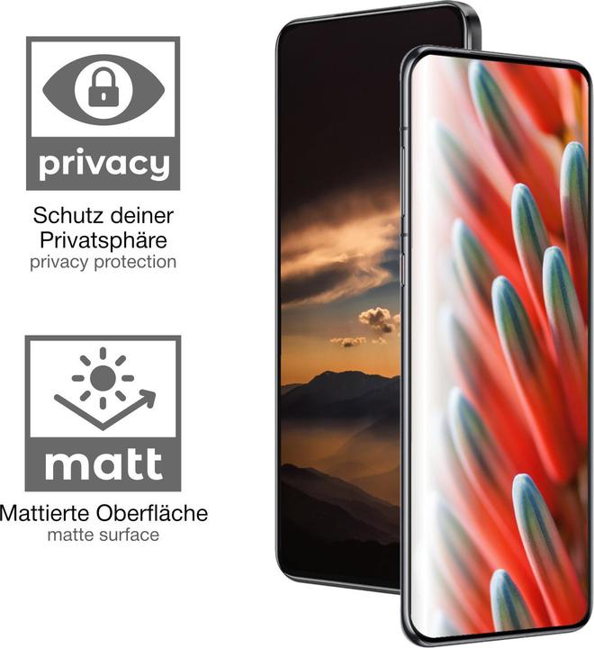 Actual product image Dipos Privacy Screen Protector 4-Way Privacy-Filter (1 Piece, Oppo A3x)