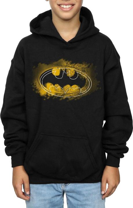 Produktbild Batman Spray Logo Kapuzenpullover Jungen (152, 158)