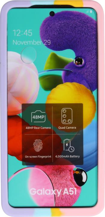 Immagine prodotto PhoneLook Manica in silicone bolle antistress arcobaleno (Samsung Galaxy A52)