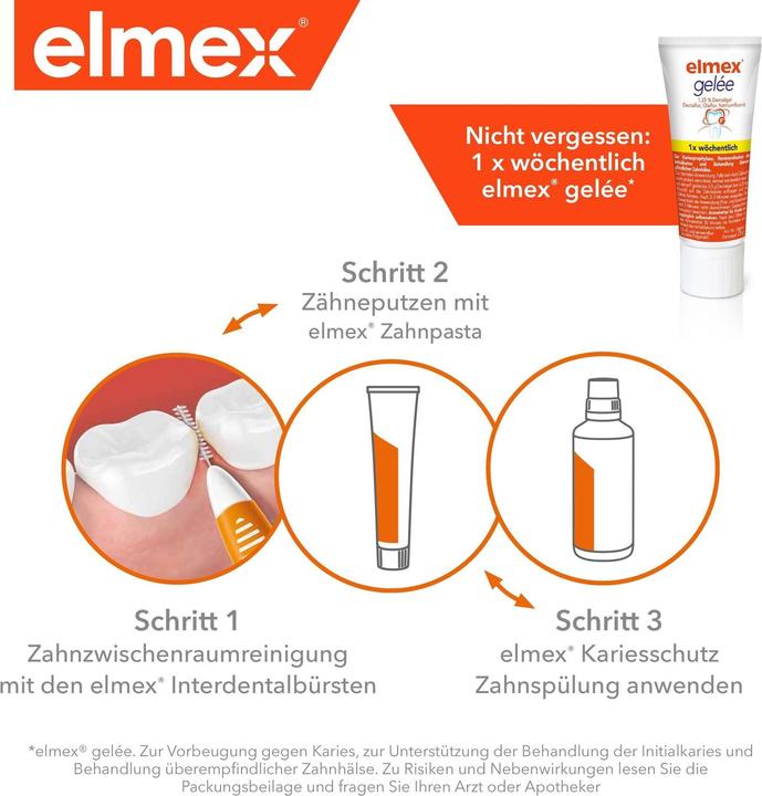 Actual product image Elmex Blue, size 3 (8 x, 3 mm)