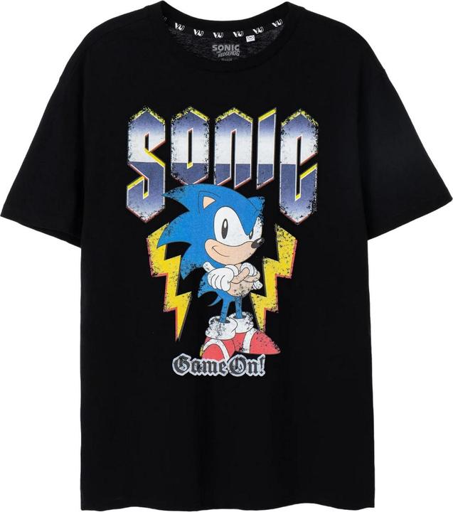 Actual product image Sonic The Hedgehog Mens Game On! Short-Sleeved T-Shirt (M)