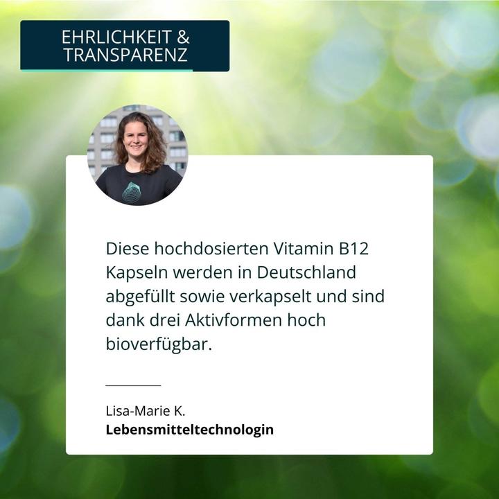 Produktbild Brandl-Nutrition Vitamin B12 Vegan (1 Stück, Kapseln, 45 g)