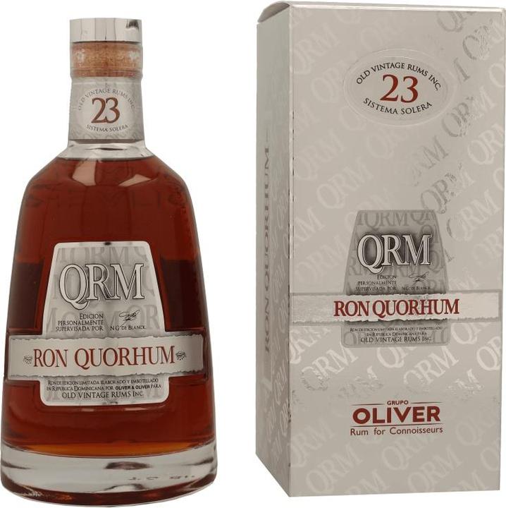 Actual product image Ron Quorhum Ron 23 Años Solera Rum with case (1 x 70 cl)