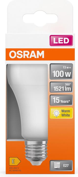 Produktbild Osram Led Star Classic A (E27, 14 W, 1521 lm, 1 x, F)