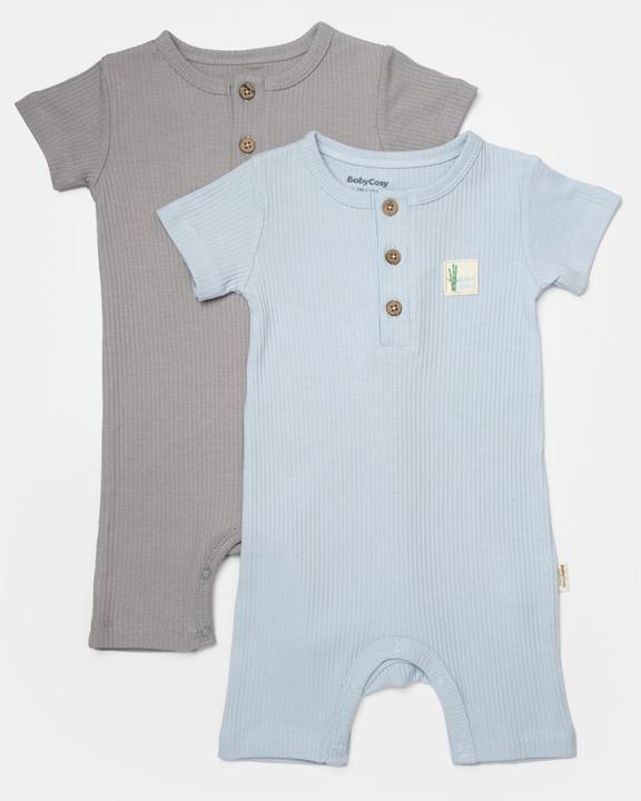 Actual product image BabyCosy 2 Pcs short sleeved Rompers (62)