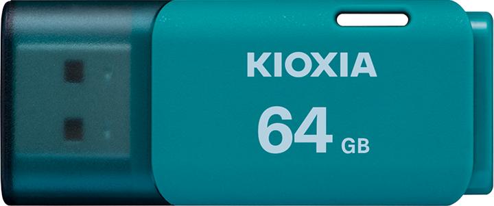 Actual product image Kioxia Pendrive Hayabusa U202 64GB USB 2.0 Aqua (64 GB, USB-A)