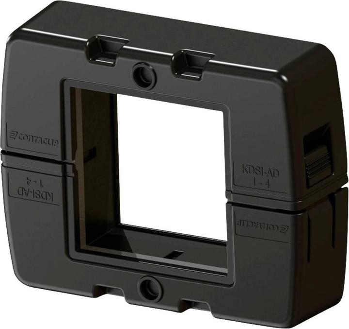 Actual product image Conta-Clip KDSI-SR 1-4 BK Cable bushing Polyamide 6.6 Black 1 pc. (Cable conduit, 8.10 cm)