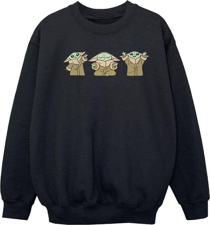 Produktbild Star Wars The Mandalorian Grogu Poses Sweatshirt Mädchen (128)