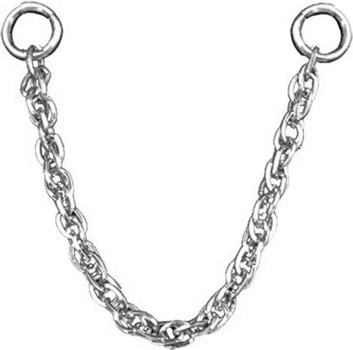 Immagine prodotto Star Piercing Catena di collegamento doppia in argento (Acciaio chirurgico 316L, senza ottone)