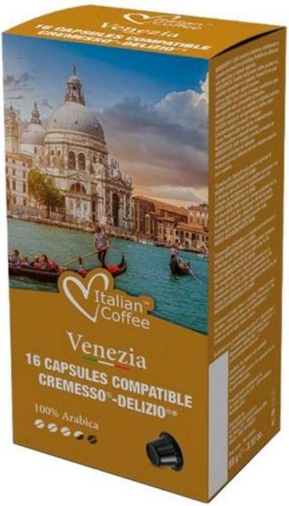 Produktbild Italian Coffee Kaffeekapseln Venezia Cremesso 16 Stück (16 x Port.)