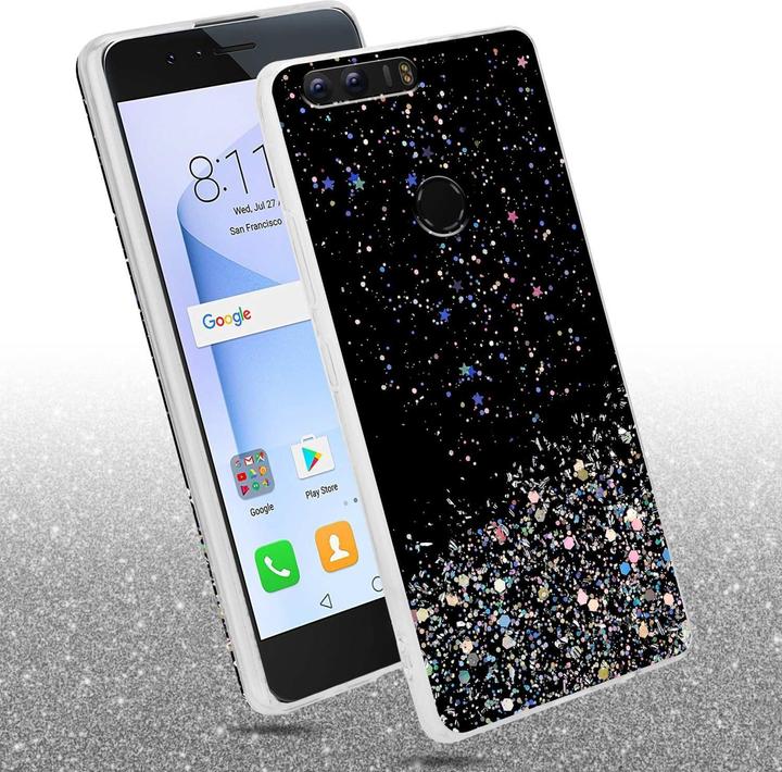 Image du produit Cadorabo Housse en TPU avec paillettes pour Honor 8 / 8 PREMIUM (Frais 8 Prime)