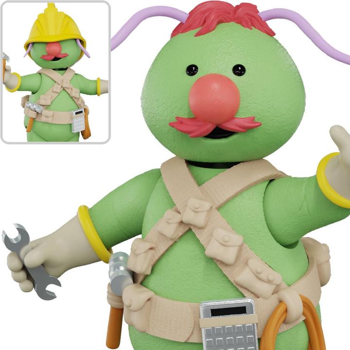Actual product image Boss Fight Studio Fraggle Rock Flange Doozer action figure