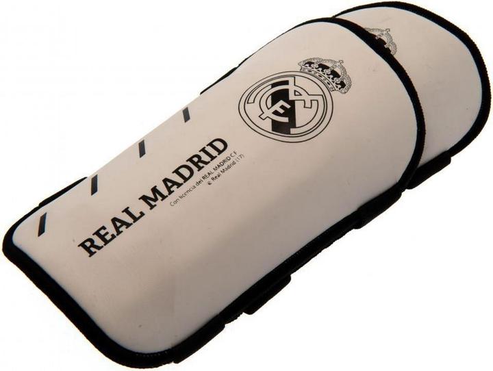 Actual product image Real Madrid CF Childrens/Kids Slip-In Shin Guards (122, 128, 125 B)