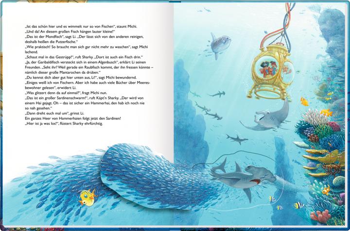 Produktbild Käpt'n Sharky und der Schatz in der Tiefsee (Deutsch, Silvio Neuendorf, Jutta Langreuter, 2017)