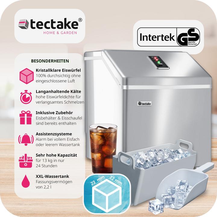 Actual product image tectake Ice cube machine (CH plug)