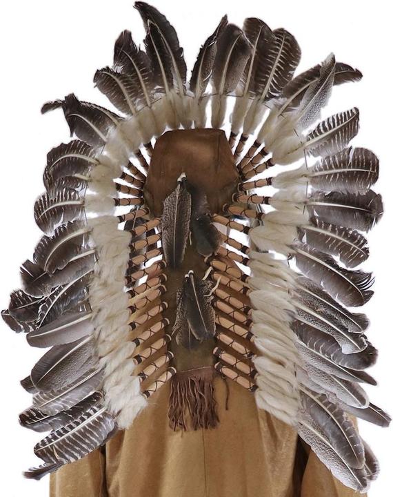 Actual product image Bali Indian Feather Headdress, Large