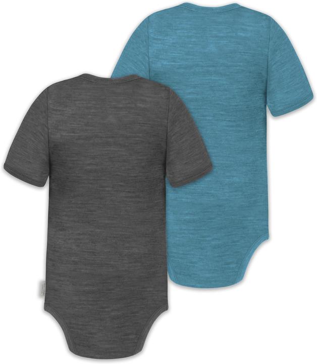 Produktbild Normani 2er Set Baby Merino Kurzarmbody „Tihoi" - 9317 (86)