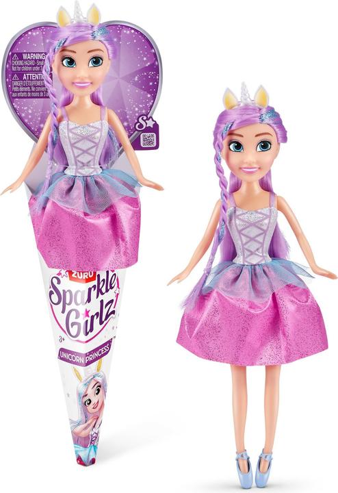 Actual product image Zuru Sparkle Girlz unicorn ice cream cone
