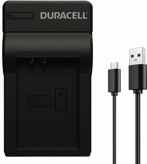 Immagine prodotto Duracell Caricabatterie con cavo USB per DRCE12/LP-E12 (Caricatore)