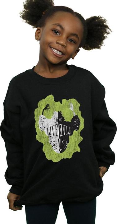 Actual product image Disney Girls The Descendants Cruella Long Live Sweatshirt (116)