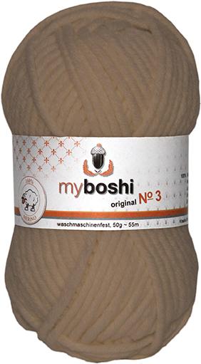 Actual product image Myboshi Wool no. 3 col. 372 ochre (42 m)