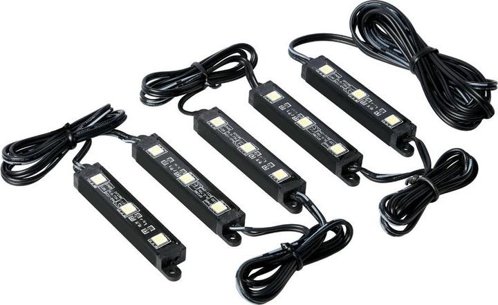 Actual product image Lampa Set with 5x3 LED underbody or interior lighting, red