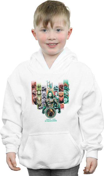 Immagine prodotto Aquaman Unite The Kingdoms Felpa con Cappuccio Ragazzi (128)