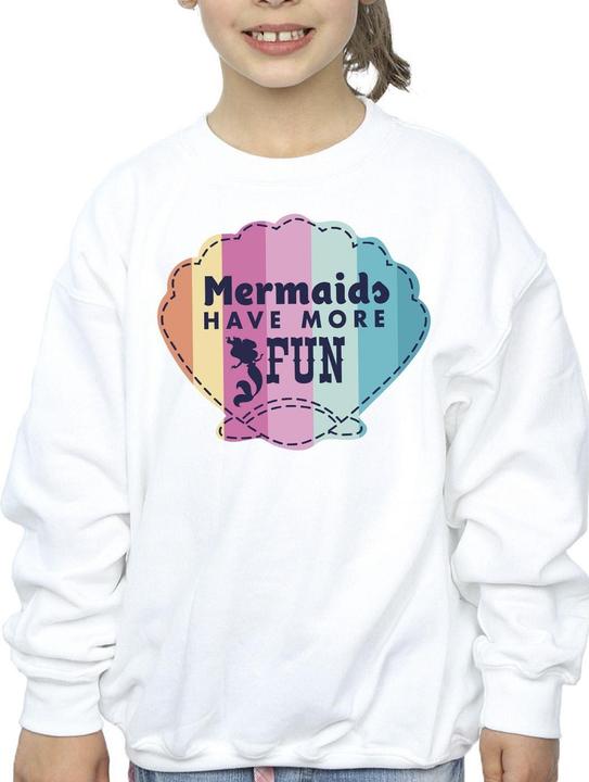 Actual product image Disney Girls The Little Mermaid Fun Sweatshirt (116)