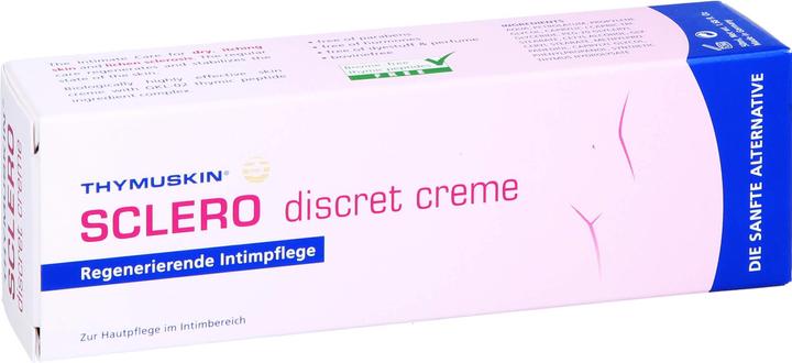 Actual product image Thymuskin Sclero Discret Cream (50 ml, Intimate spray, Intimate washing lotion, Intimate gel, Intimate shave, Intimate cream)