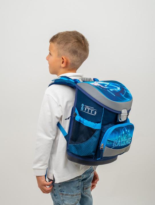 Actual product image Belmil MINI FIT Schulrucksack-Set Racing Neon (17 l)
