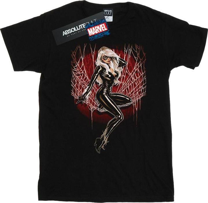 Produktbild Black Cat Spider Web TShirt (3XL)