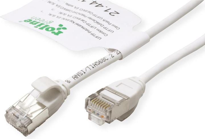 Produktbild Roline U/FTP Patchkabel Kat.6A (Class EA), LSOH, slim (U/FTP, CAT6a, 0.30 m)