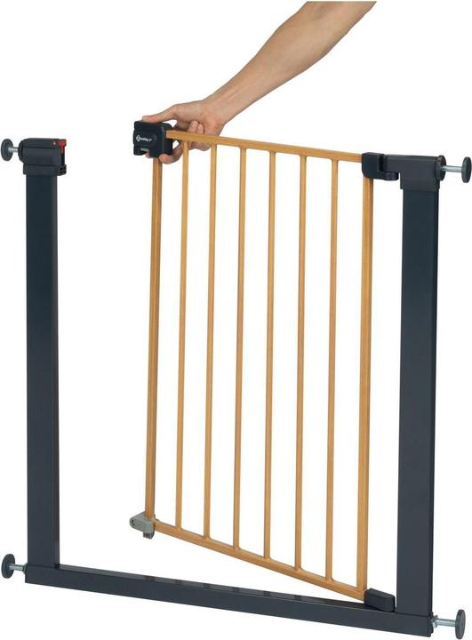 Actual product image Safety 1st - SF1 Easy Close - Metal Wood Effect - 73-80cm, extendable to 136cm (73 cm)