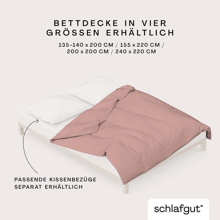 Actual product image schlafgut Woven Satin (Duvet cover, 140 x 200 cm)