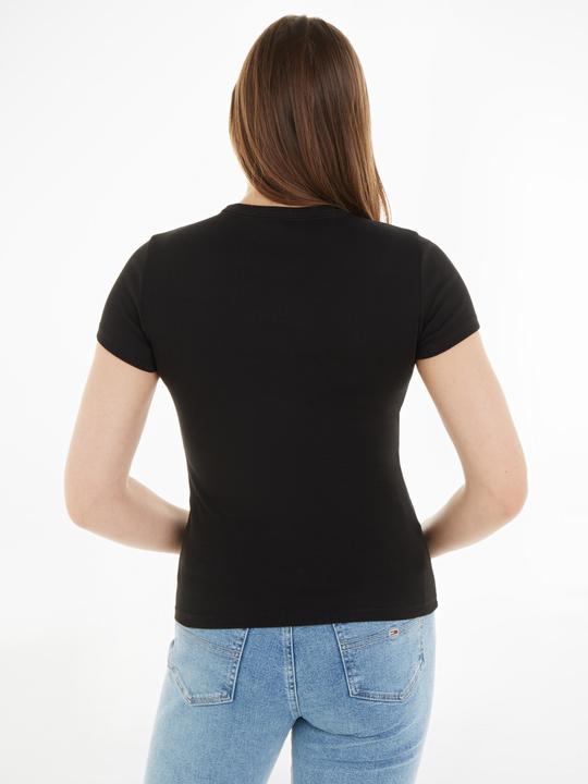 Actual product image Tommy Jeans Tjw Slim Essential Rib Ss Ext (S)