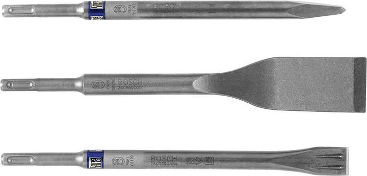 Immagine prodotto Bosch Professional Zubehör Set di scalpelli da 3 pezzi, SDS plus, 0/20/40 mm (250 mm)