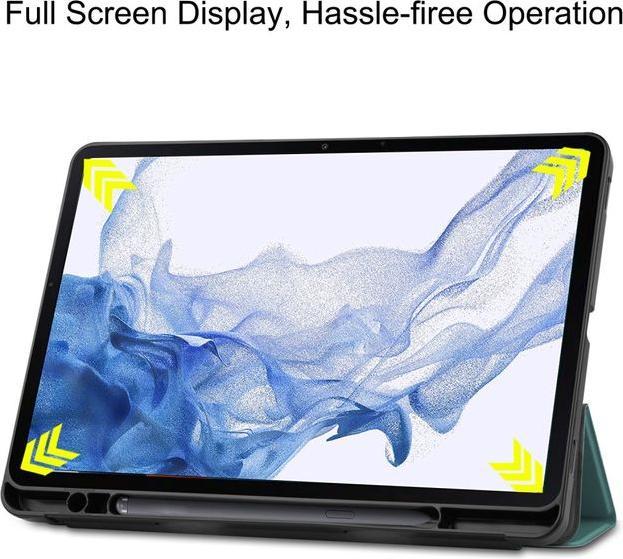 Image du produit MU Classic Étui en cuir pliable trois fois (Galaxy Tab S8)