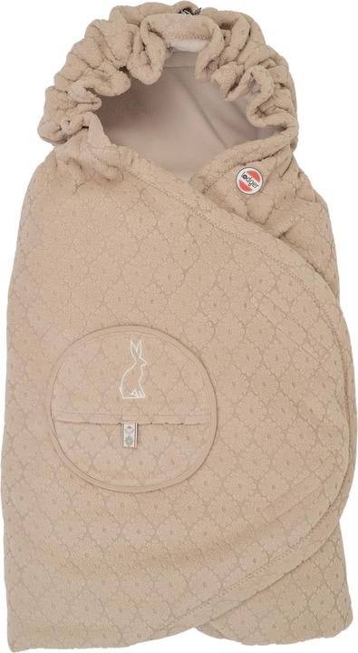 Lodger Einschlagdecke Fleece Folklore Beige (12 x 4 x 4 cm)
