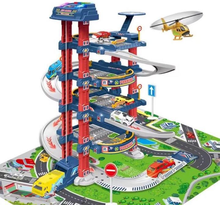 Actual product image Extralink Kids | Parking samochodowy | garaż z elektryczną widną autka samochodziki dla dzieci