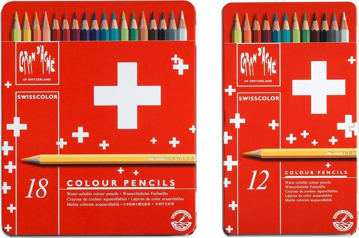 Image du produit Caran d'Ache Crayons de couleur (Multicolore, 12 x)